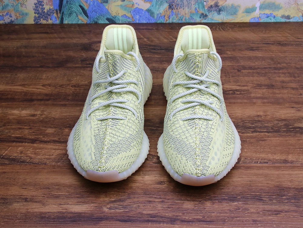 【大黑家】椰子350v2 丁黄天使 v:75357418 真假对比