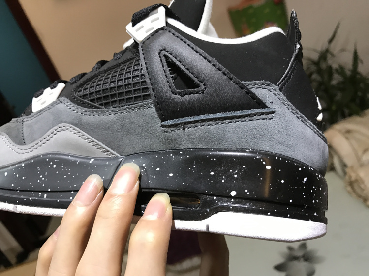 【大黑鞋】aj4恐惧gs air jordan fear gs 奥利奥