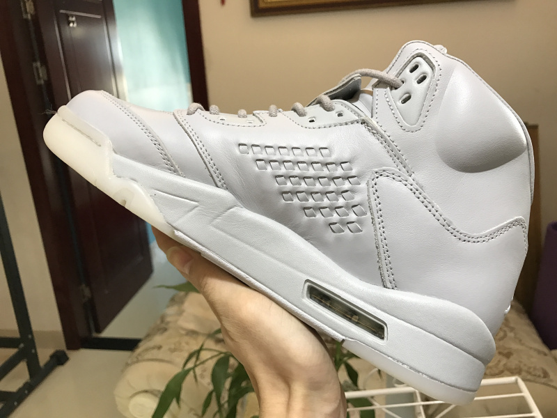 aj5纯白巅峰airjordan5premiumtongue