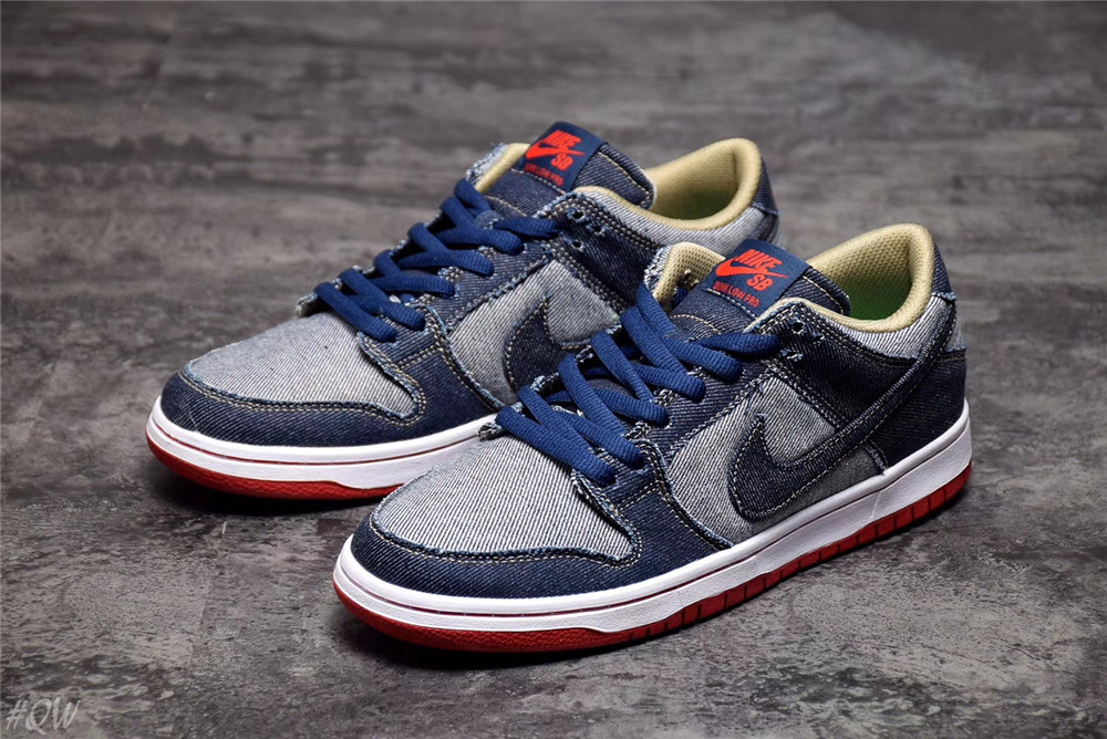 nikedunksb蓝红牛仔