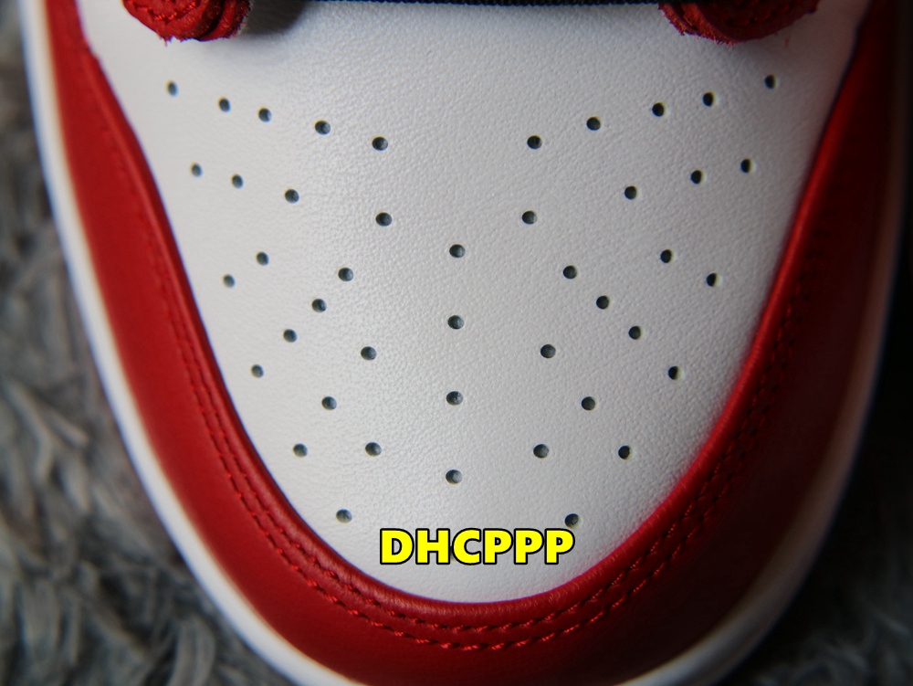 鞋头对比dunk芝加哥真假对比.