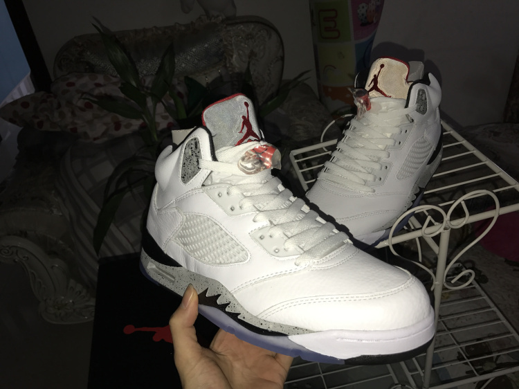 aj5白水泥airjordan5whitecement