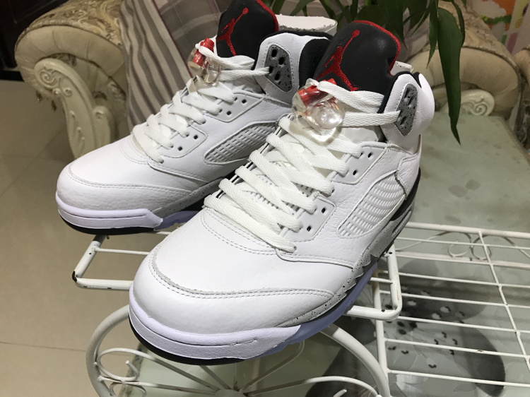 aj5白水泥airjordan5whitecement